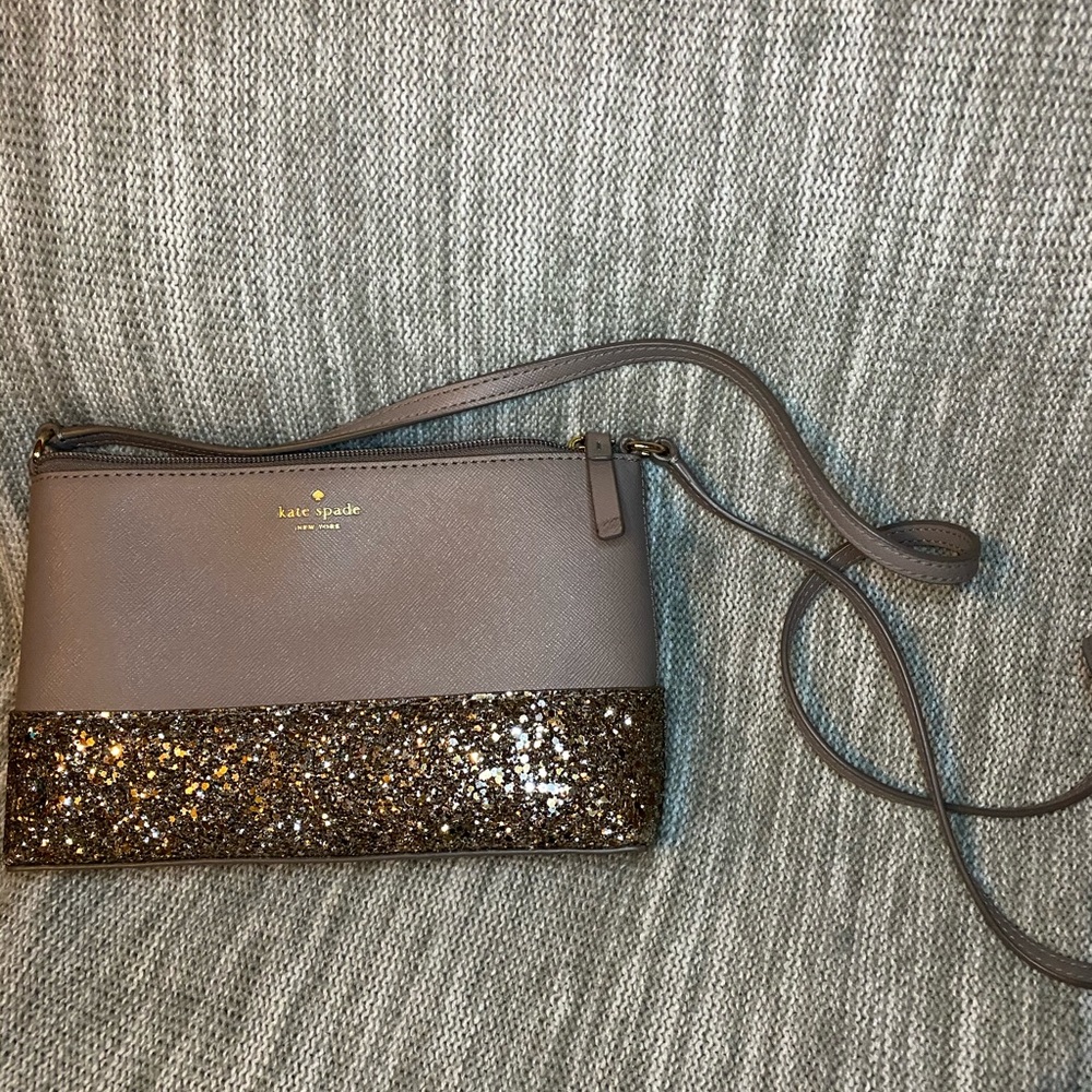 Purple Glitter Kate Spade ♠️  purse